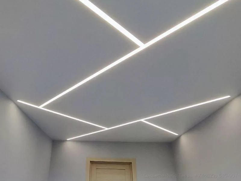 Световые линии «Ёлочкой»